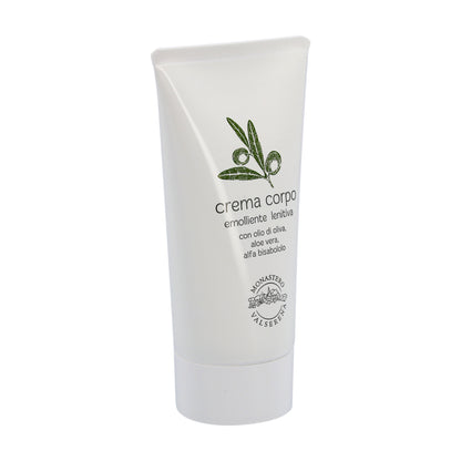 Crema corpo emolliente e lenitiva. Confezione da 150 ml