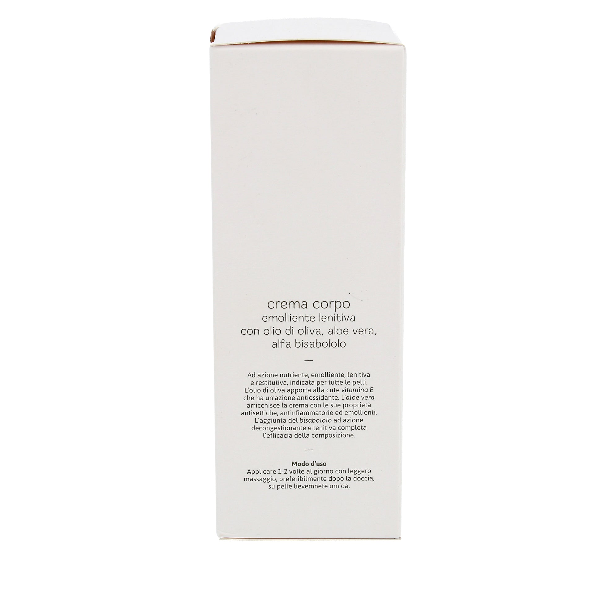 Crema corpo emolliente e lenitiva. Confezione da 150 ml