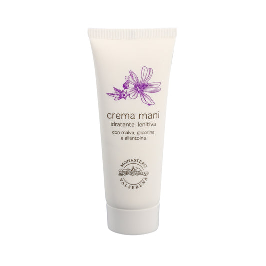 Crema mani idratante e lenitiva. Confezione da 75 ml