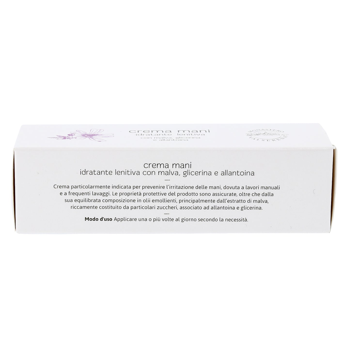 Crema mani idratante e lenitiva. Confezione da 75 ml