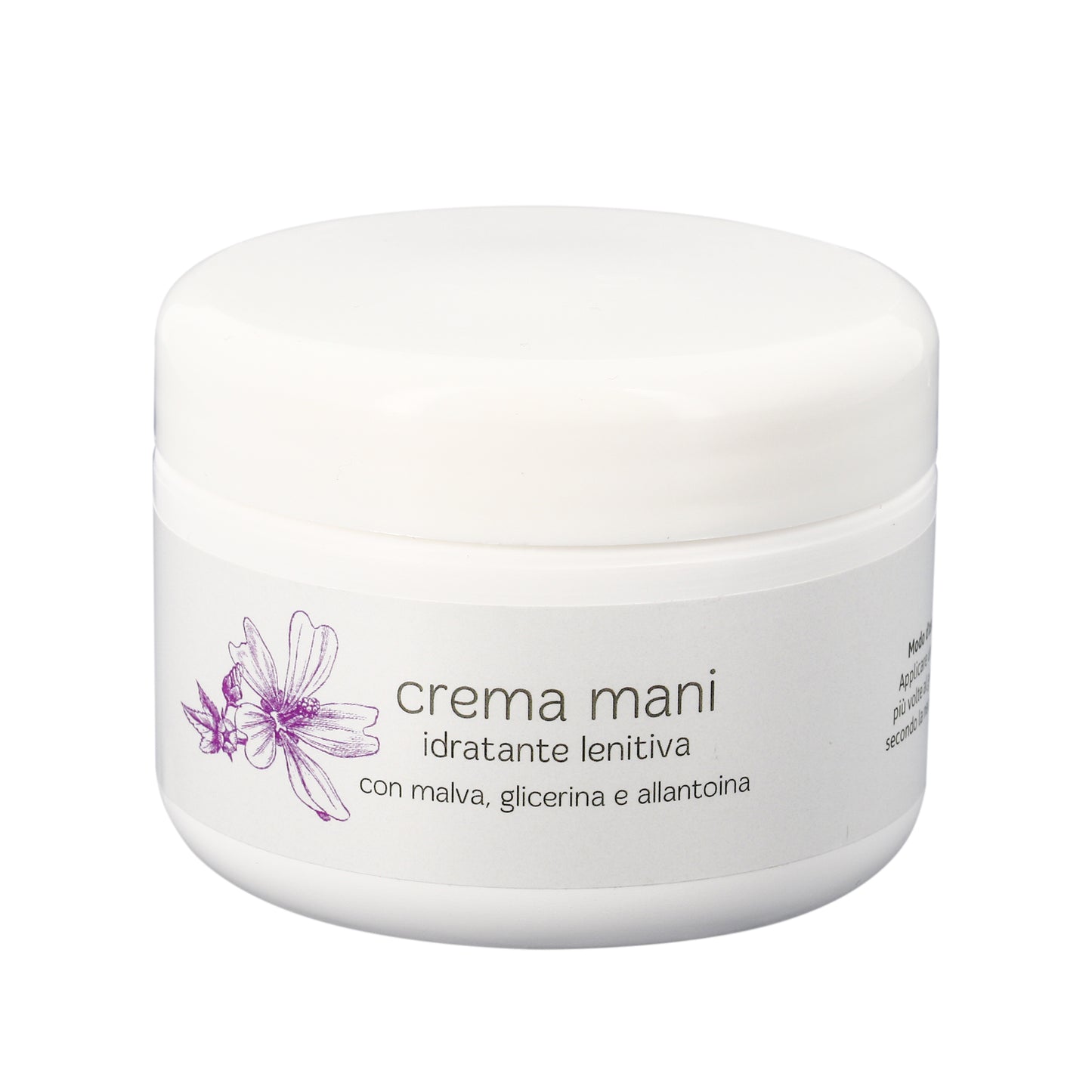 Crema mani idratante e lenitiva. Confezione da 200 ml