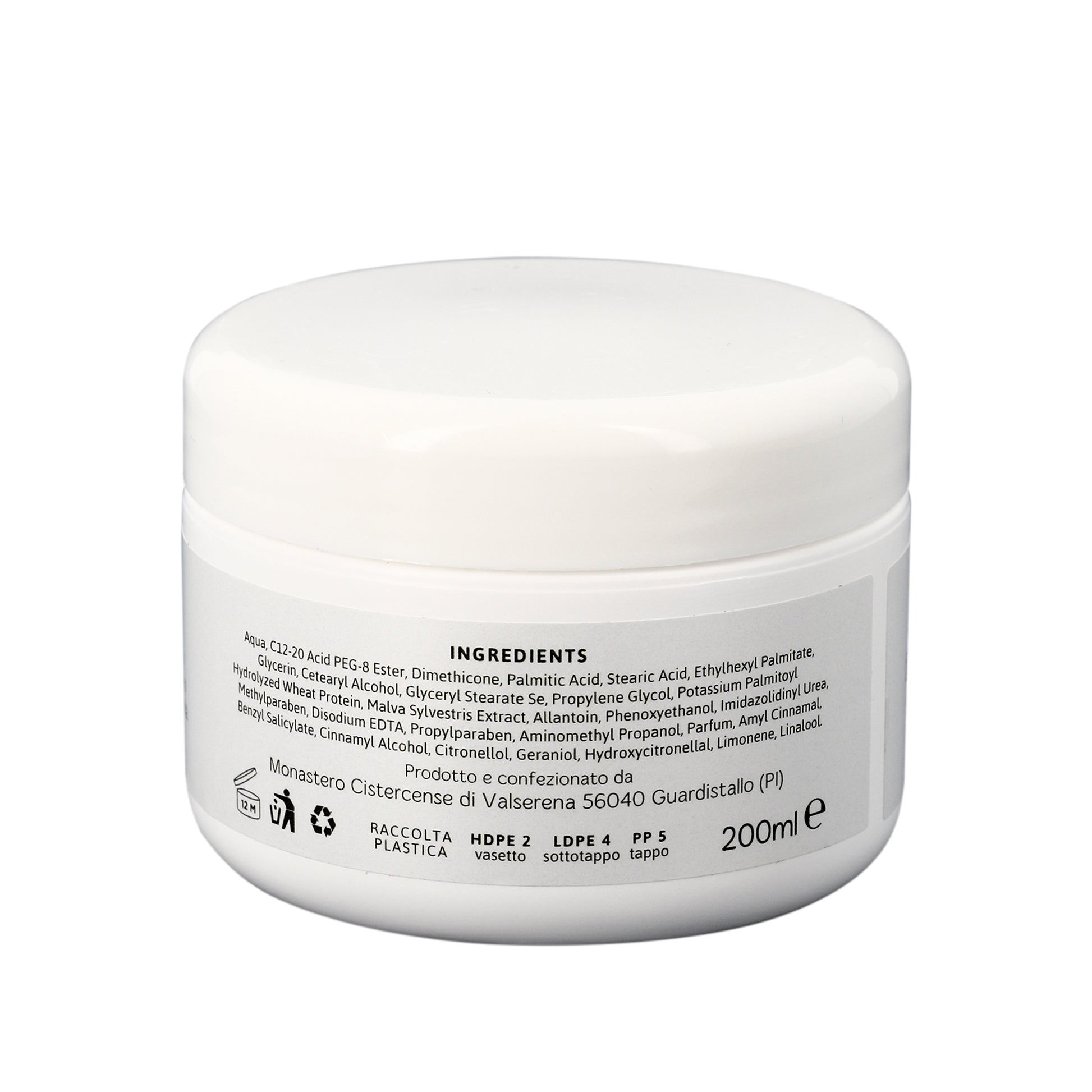 Crema mani idratante e lenitiva. Confezione da 200 ml