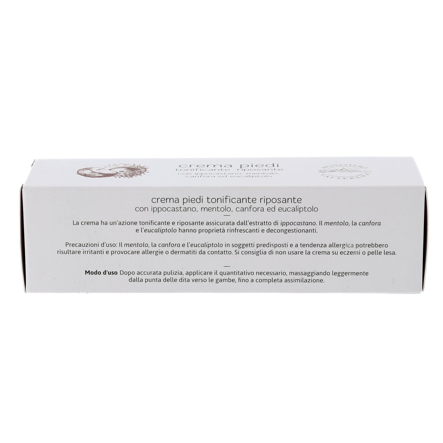 Crema piedi tonificante e riposante. Confezione da 75 ml