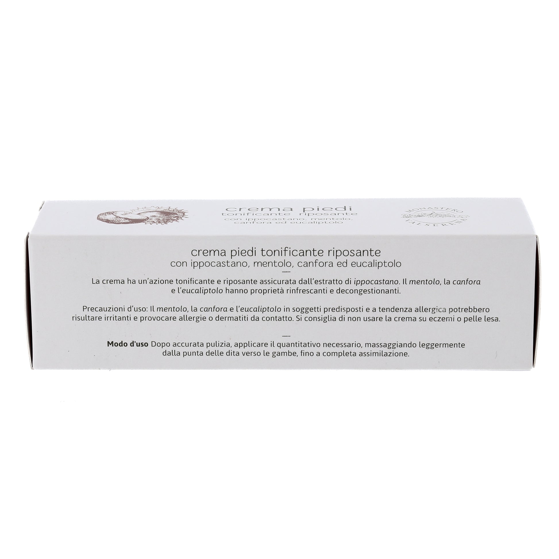 Crema piedi tonificante e riposante. Confezione da 75 ml