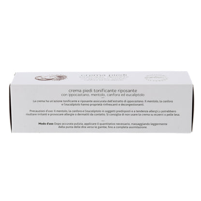 Crema piedi tonificante e riposante. Confezione da 75 ml