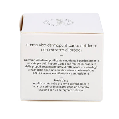 Crema viso dermopurificante. Confezione da 50 ml