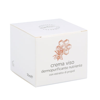 Crema viso dermopurificante. Confezione da 50 ml