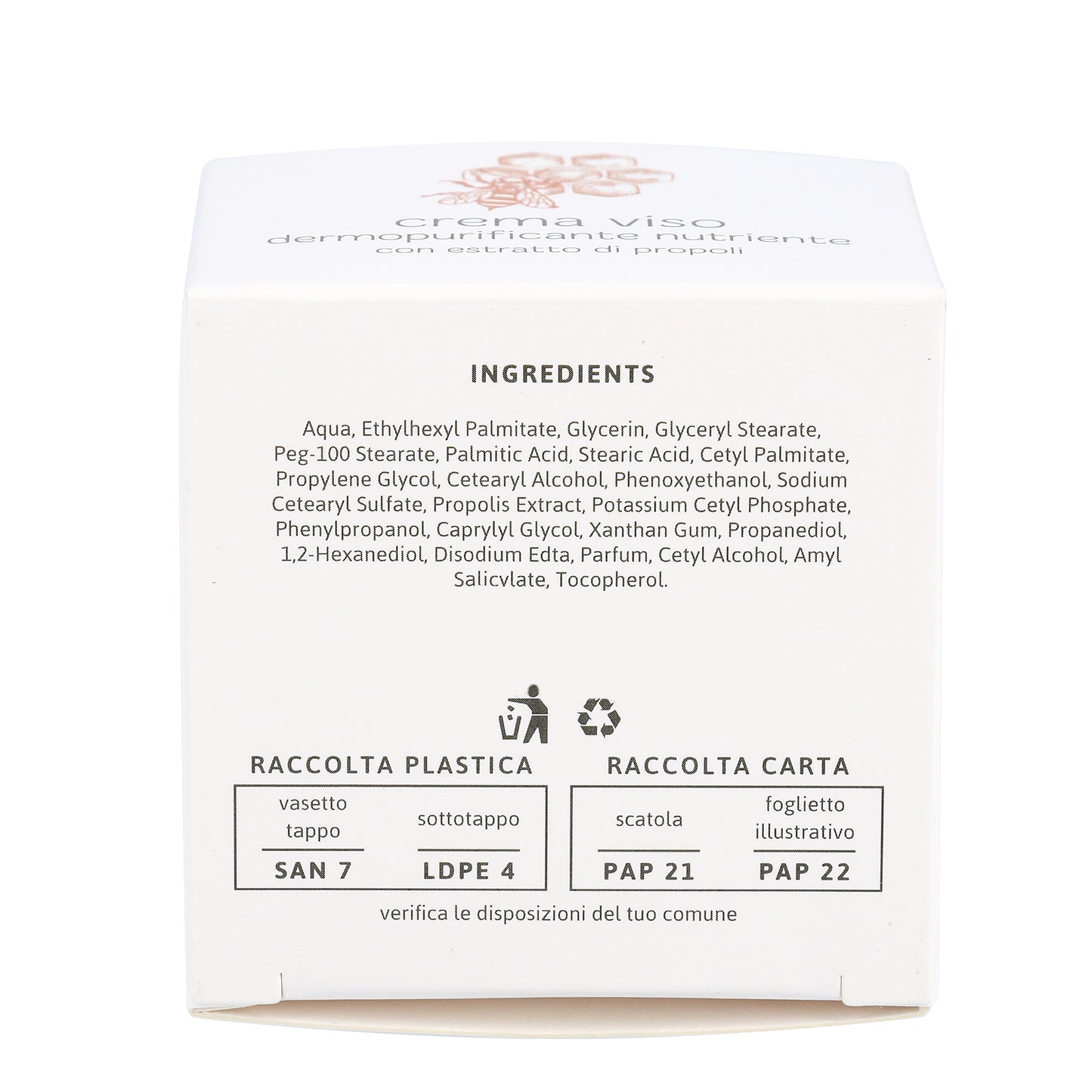 Crema viso dermopurificante. Confezione da 50 ml