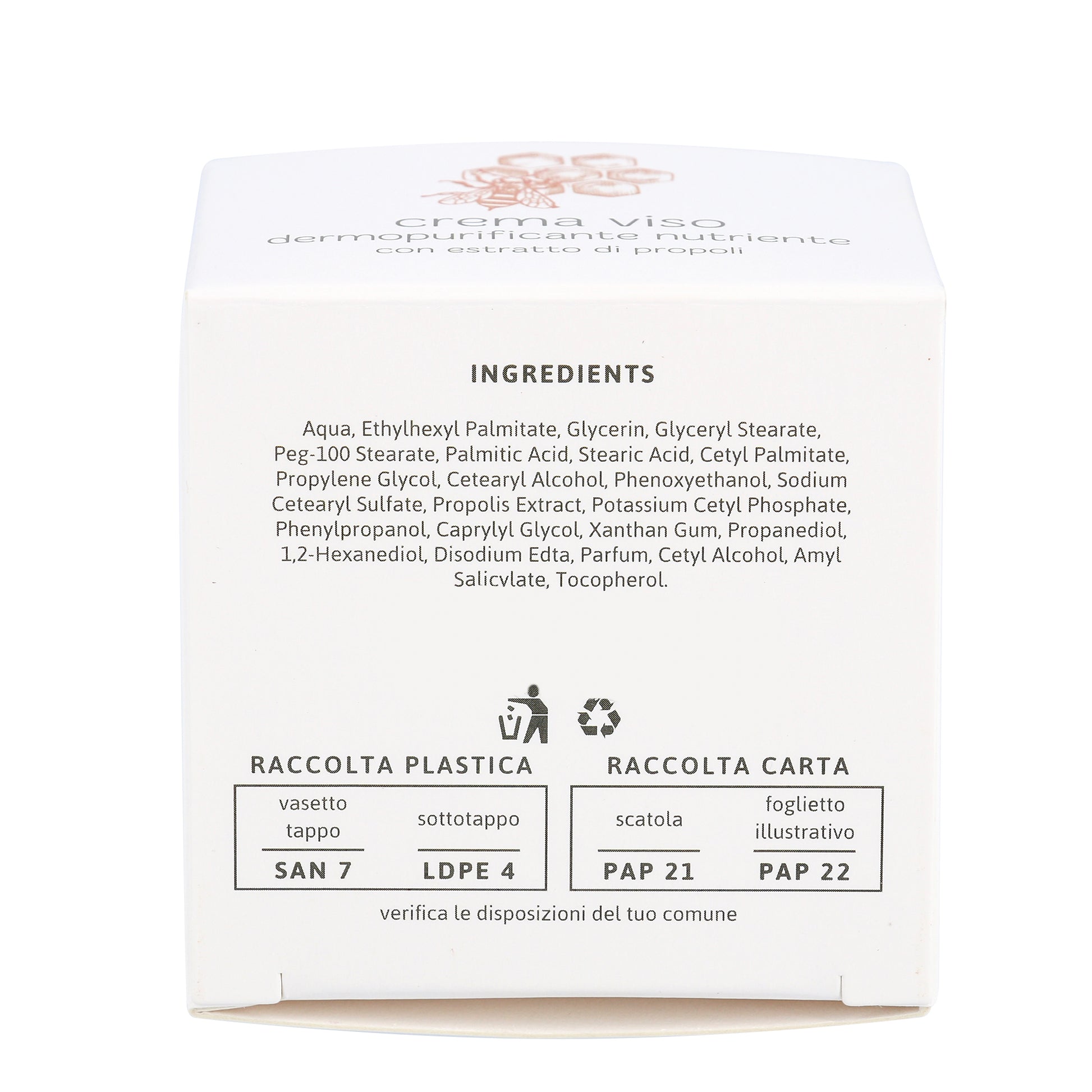 Crema viso dermopurificante. Confezione da 50 ml