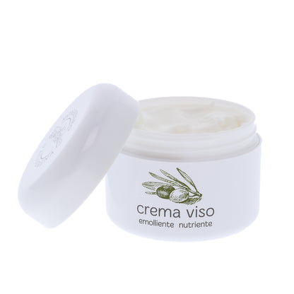 Crema viso emolliente e nutriente. Confezione da 50 ml