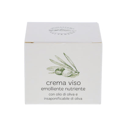 Crema viso emolliente e nutriente. Confezione da 50 ml