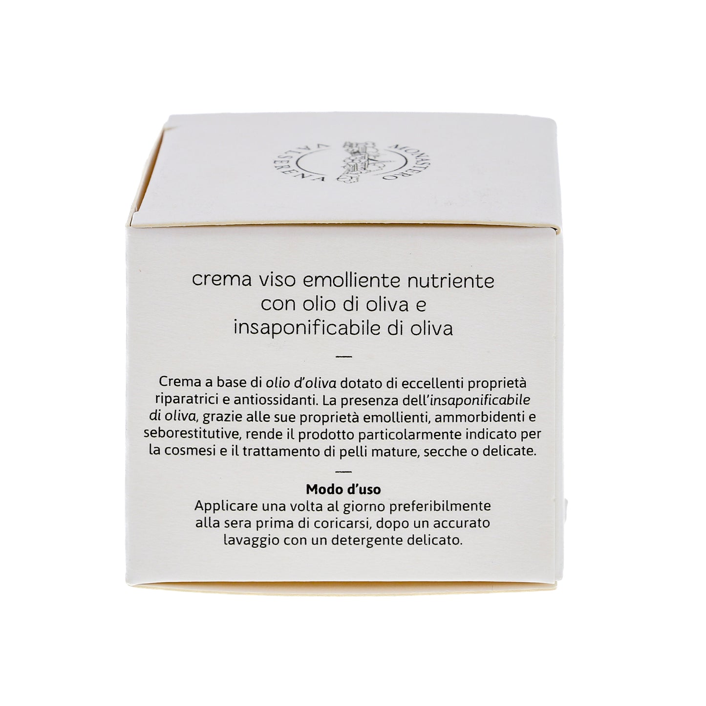 Crema viso emolliente e nutriente. Confezione da 50 ml
