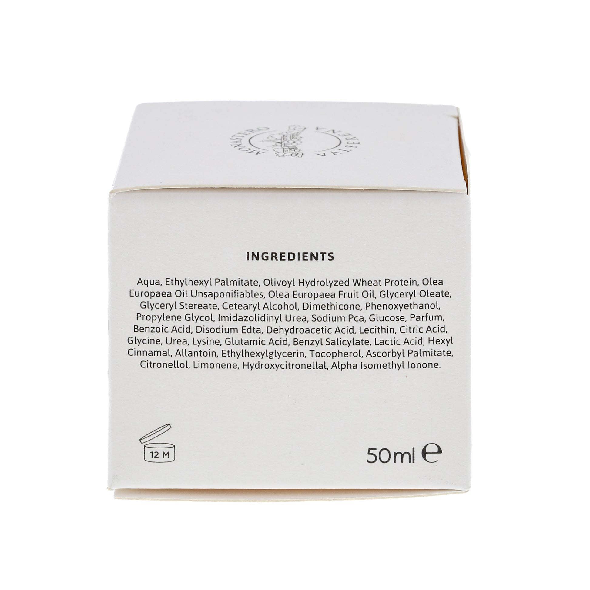 Crema viso emolliente e nutriente. Confezione da 50 ml