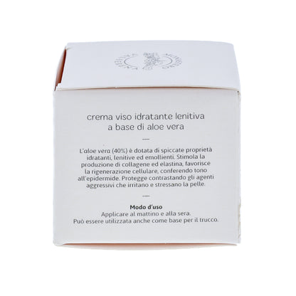 Crema viso idratante e lenitiva. Confezione 50 ml