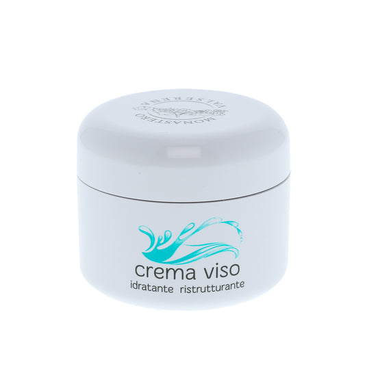 Crema viso idratante e ristrutturante. Confezione 50 ml