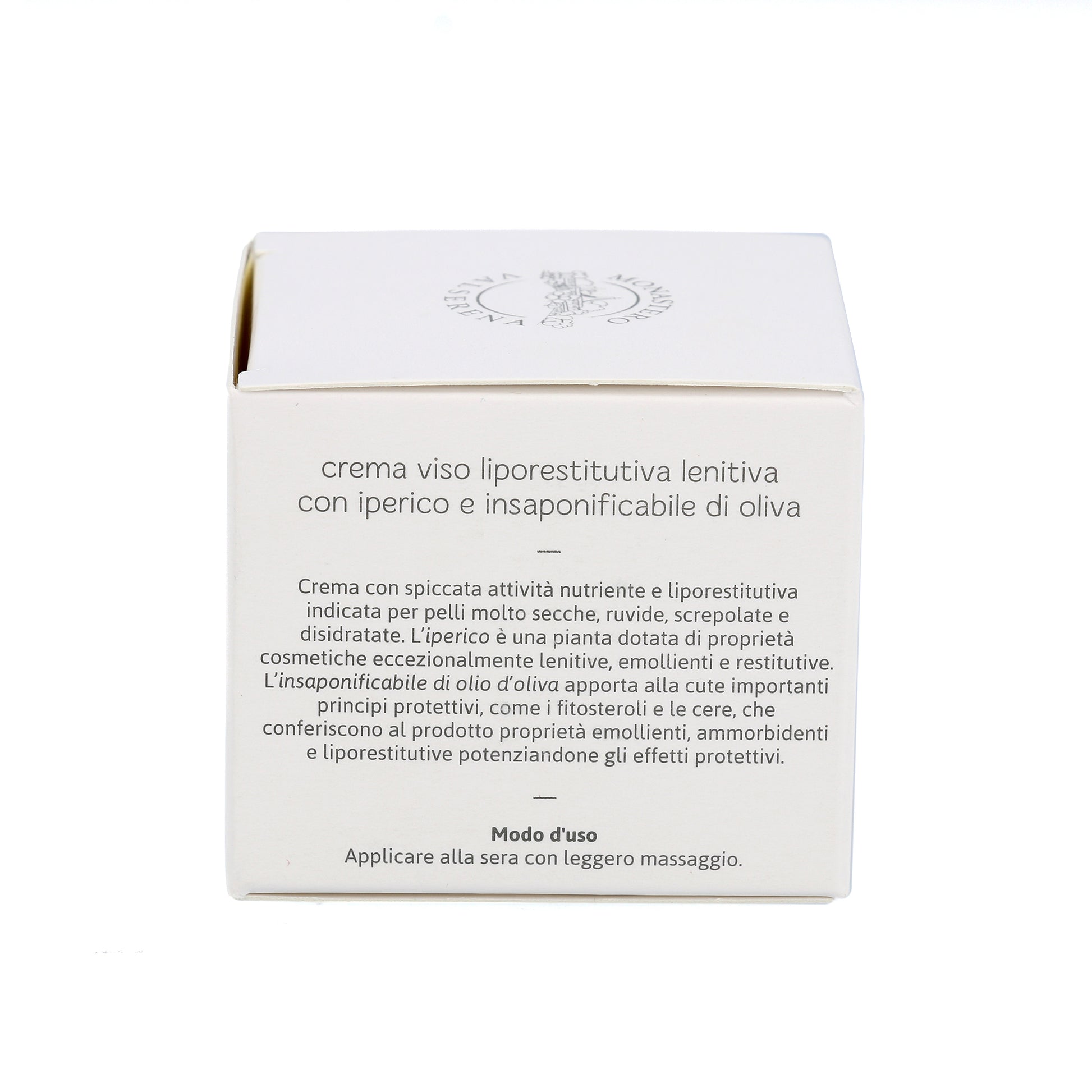 Crema viso liporestitutiva e lenitiva. Confezione da 50 ml