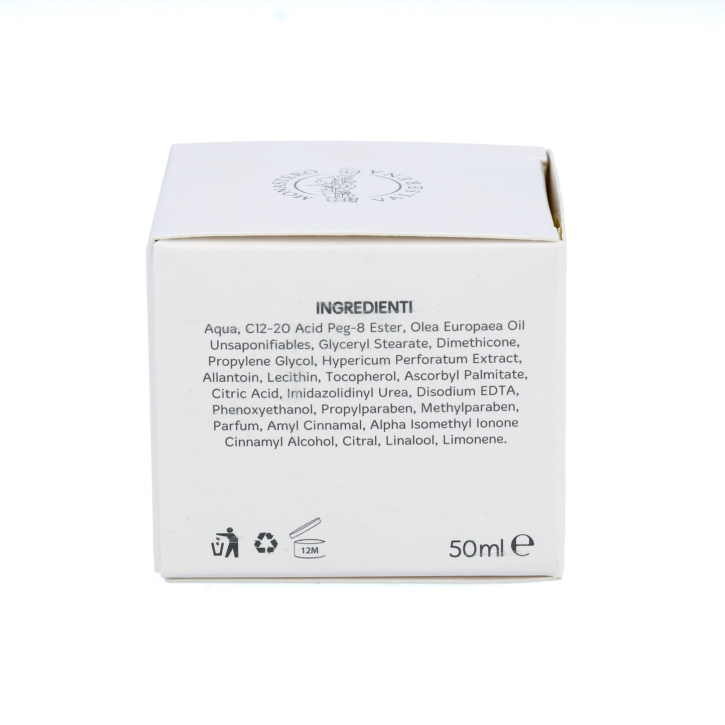 Crema viso liporestitutiva e lenitiva. Confezione da 50 ml