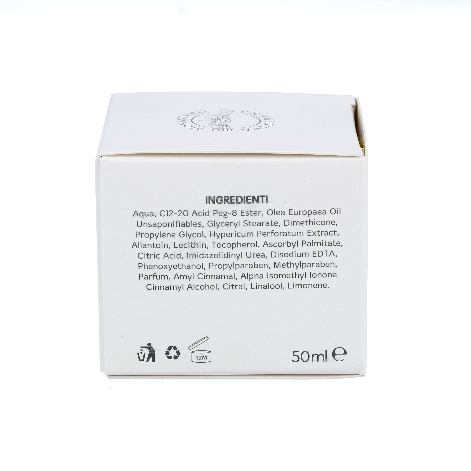 Crema viso liporestitutiva e lenitiva. Confezione da 50 ml