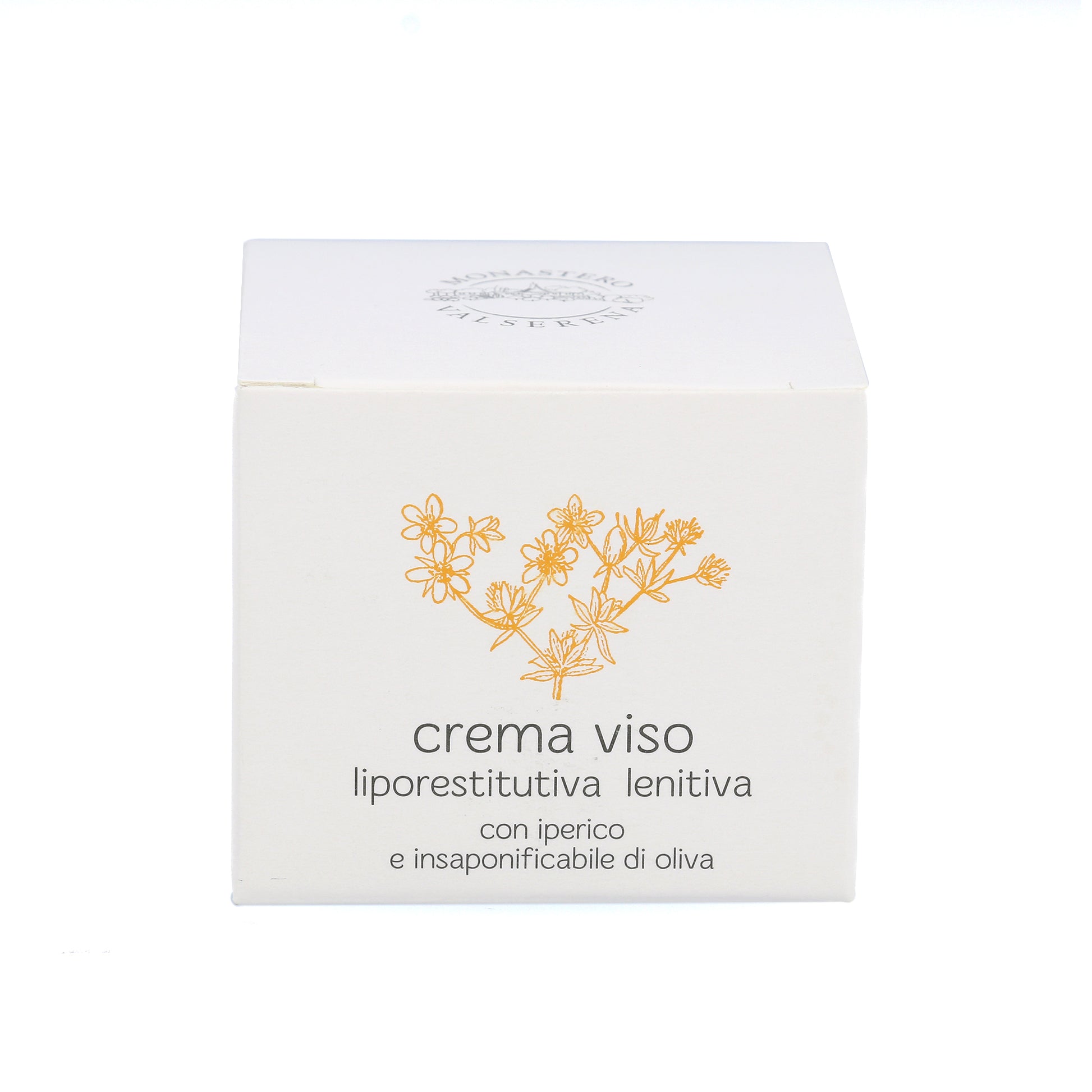 Crema viso liporestitutiva e lenitiva. Confezione da 50 ml