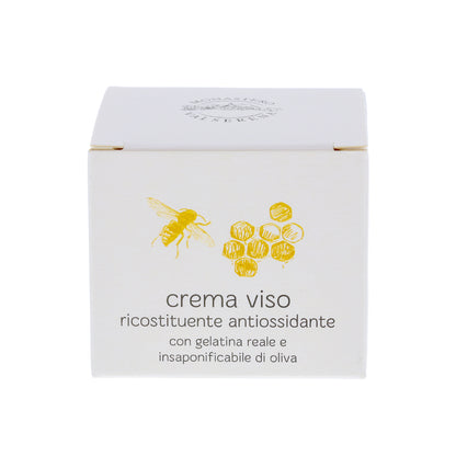 Crema viso ricostituente e antiossidante. Confezione da 50 ml