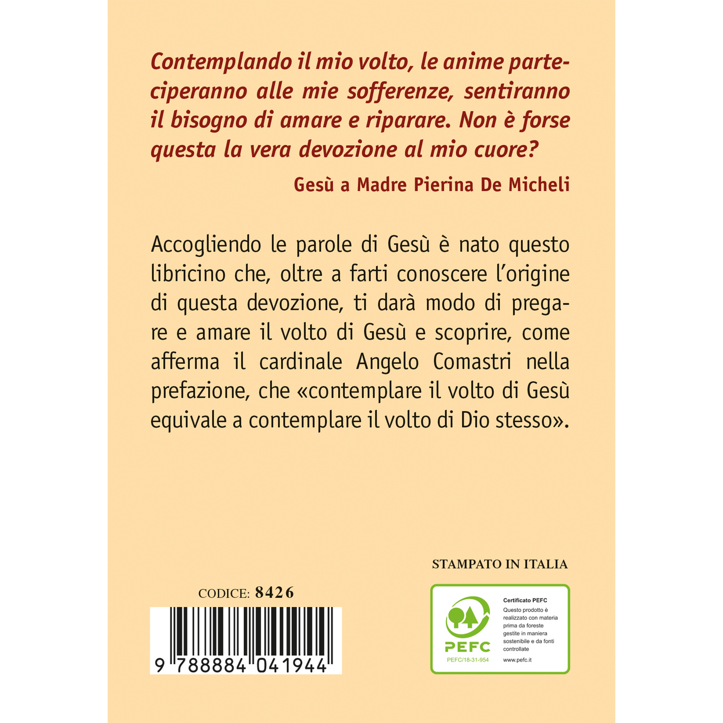 La devozione al Santo Volto di Gesù
