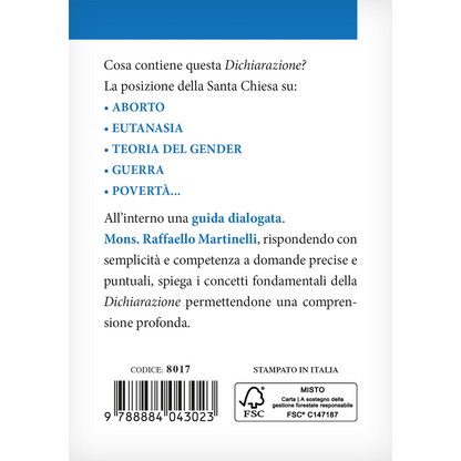 Dignitas Infinita. Dichiarazione circa la dignità umana. Nuovo documento del Dicastero per la Dottrina della Fede firmato da papa Francesco.