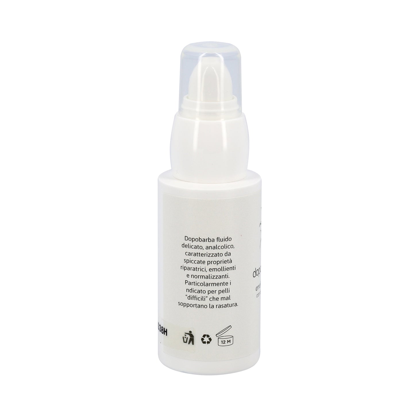 Dopobarba fluido emolliente e riparatore. Confezione da 50 ml