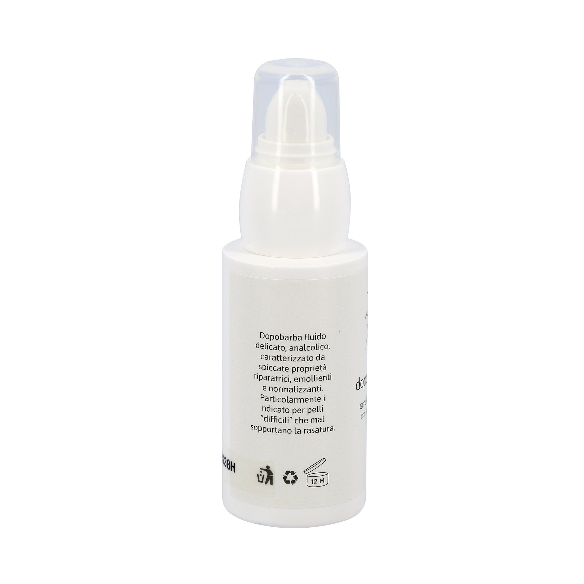 Dopobarba fluido emolliente e riparatore. Confezione da 50 ml