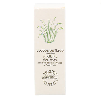 Dopobarba fluido emolliente e riparatore. Confezione da 50 ml