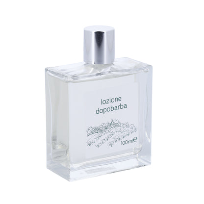 Lozione dopobarba rinfrescante e lenitiva. Confezione da 100 ml