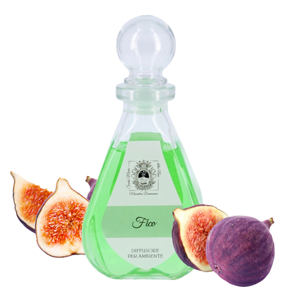 Diffusore per Ambienti, Fico, con Bastoncini, Profumatore Casa. 250 ml