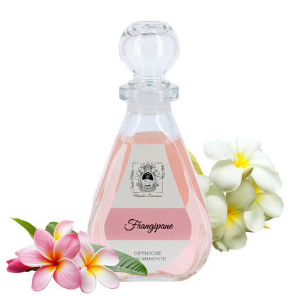 Diffusore per Ambienti, Frangipane, con Bastoncini, Profumatore Casa. 250 ml