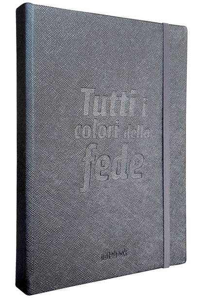 Notebook "Tutti i colori della Fede" con interno a righe  14x21 cm.