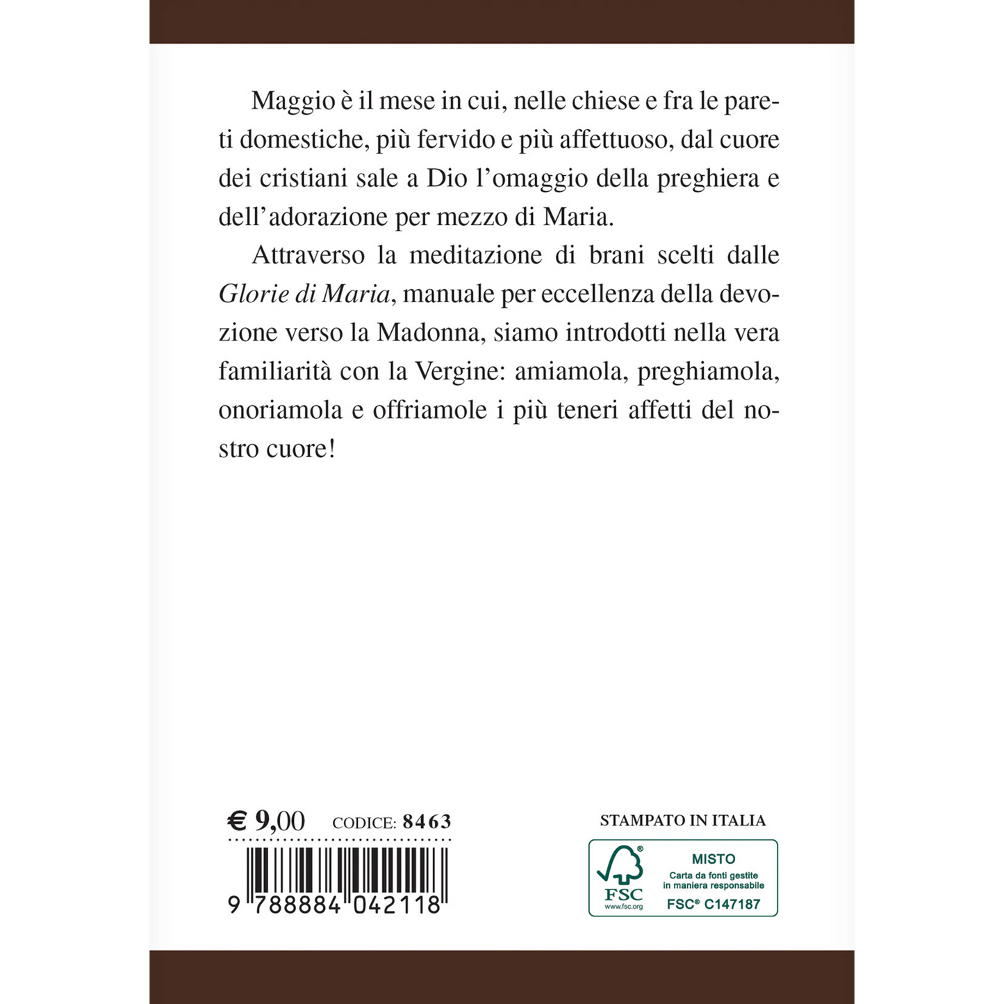 Il Mese di Maggio con Le glorie di Maria