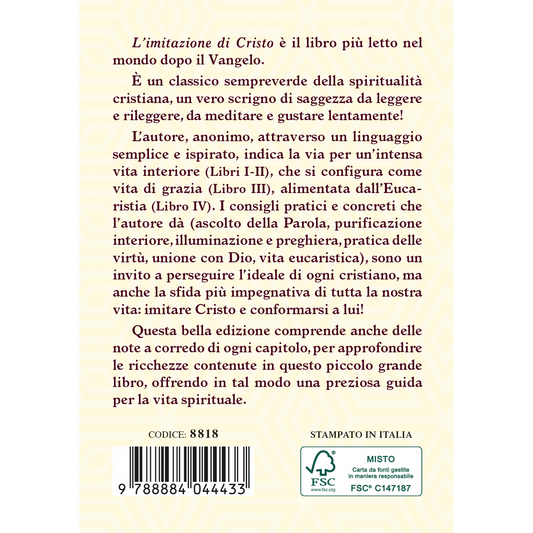 L'imitazione di Cristo. Edizione tascabile