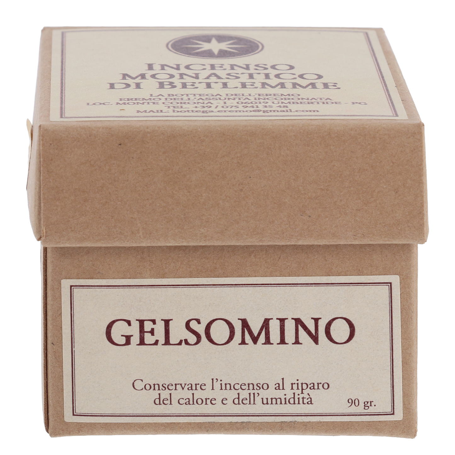 Incenso dei Monaci di Betlemme confezione da 90gr. Profumazione Gelsomino
