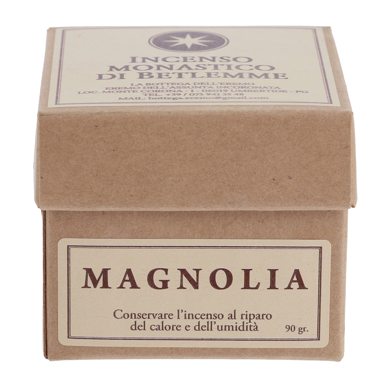Incenso dei Monaci di Betlemme confezione da 90gr. Profumazione Magnolia
