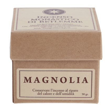 Incenso dei Monaci di Betlemme confezione da 90gr. Profumazione Magnolia