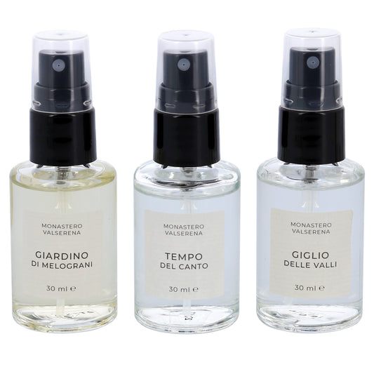 Cofanetto Tris Acque di Profumo Cantico dei Cantici. Confezione da 30x3 ml