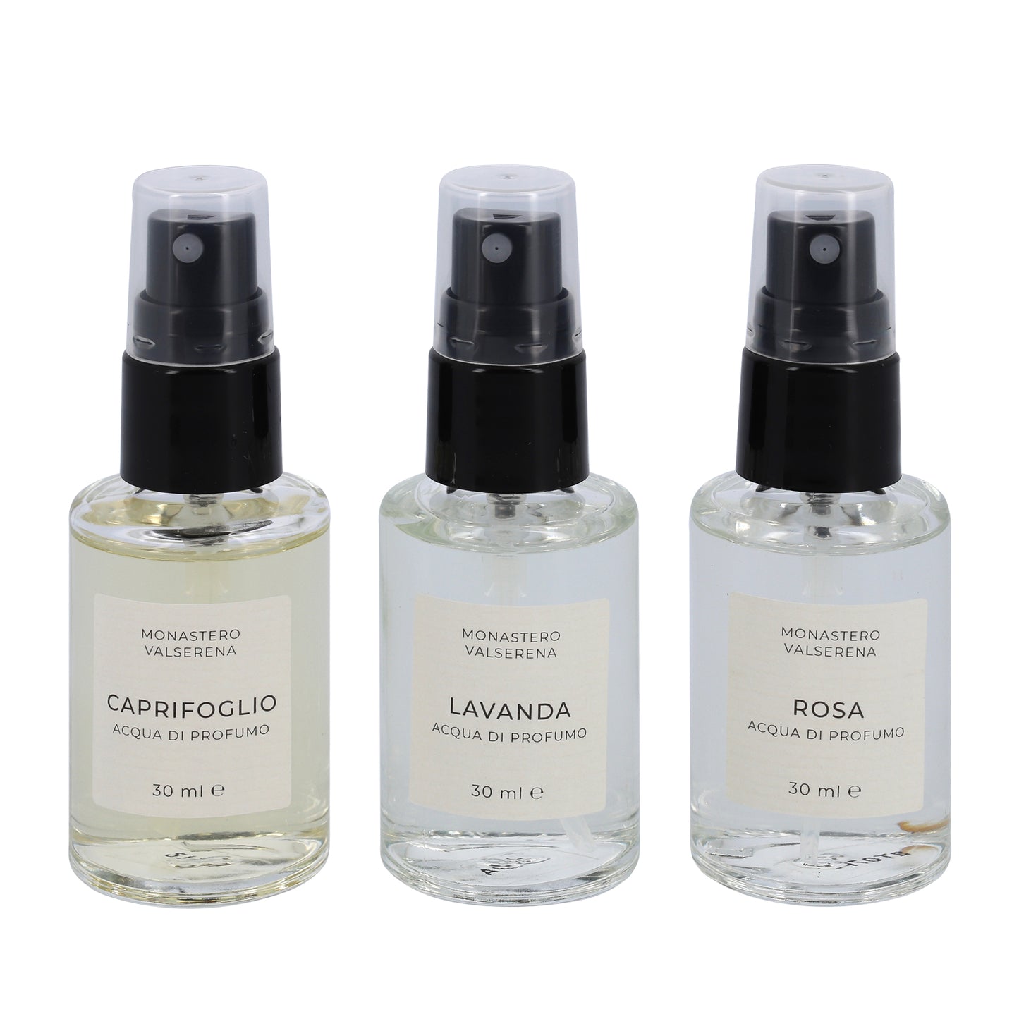 Cofanetto Tris Acque di Profumo Fragranze di Toscana. Confezione da 30x3 ml