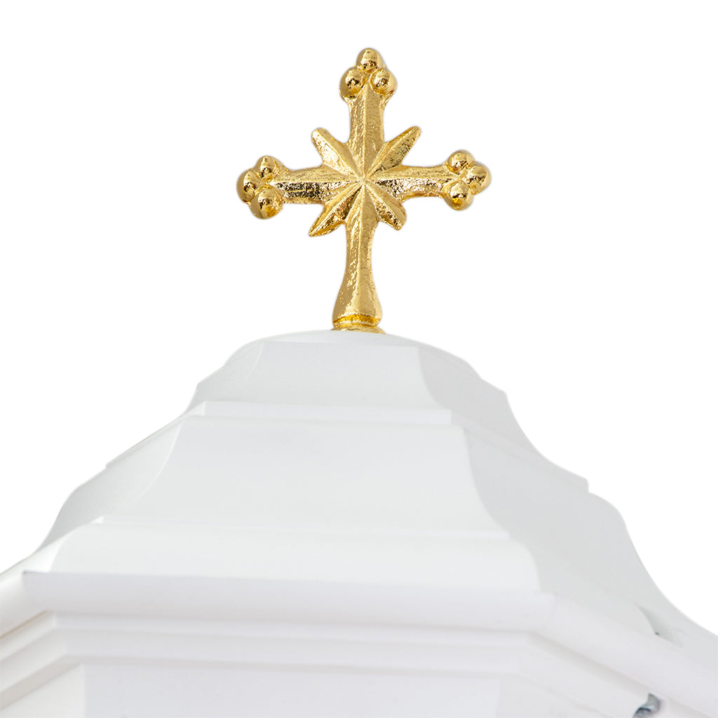 Lampione da processione con bastone incluso. Altezza 2 metri