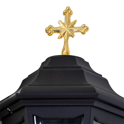Lampione da processione con bastone incluso. Altezza 2 metri