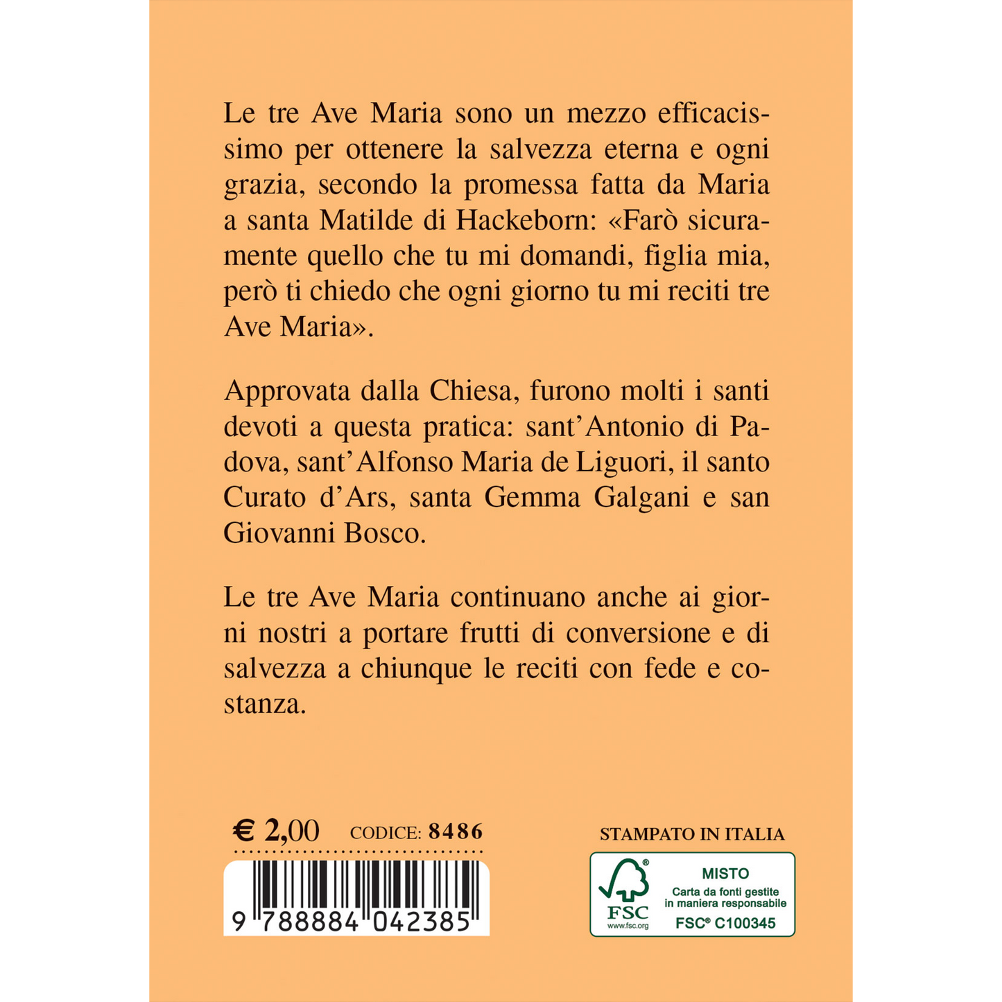 Le Tre Ave Maria. Una chiave per andare in Paradiso