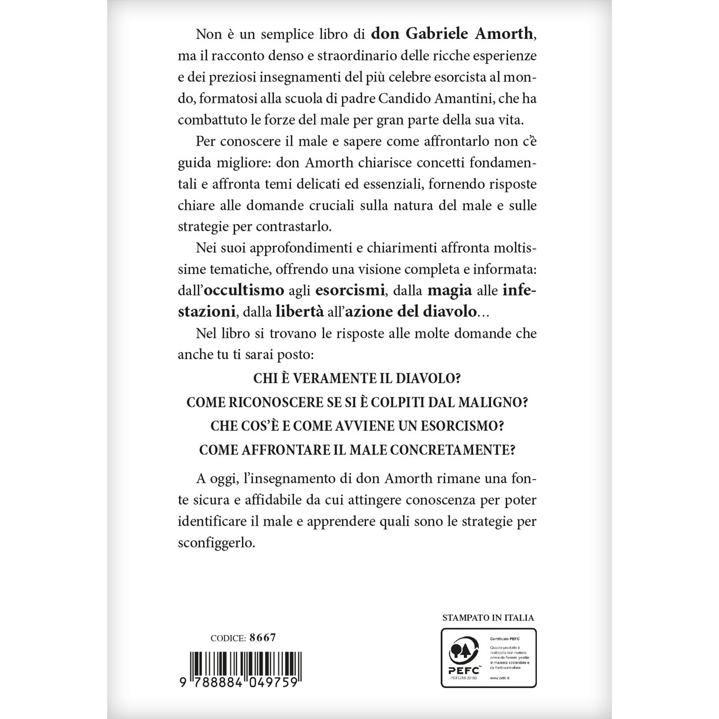 Il diavolo. Riconoscerlo e vincerlo