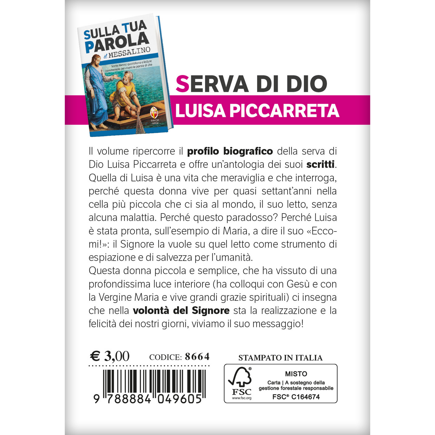 i santi del messalino. Luisa Piccarreta. La vita, gli scritti