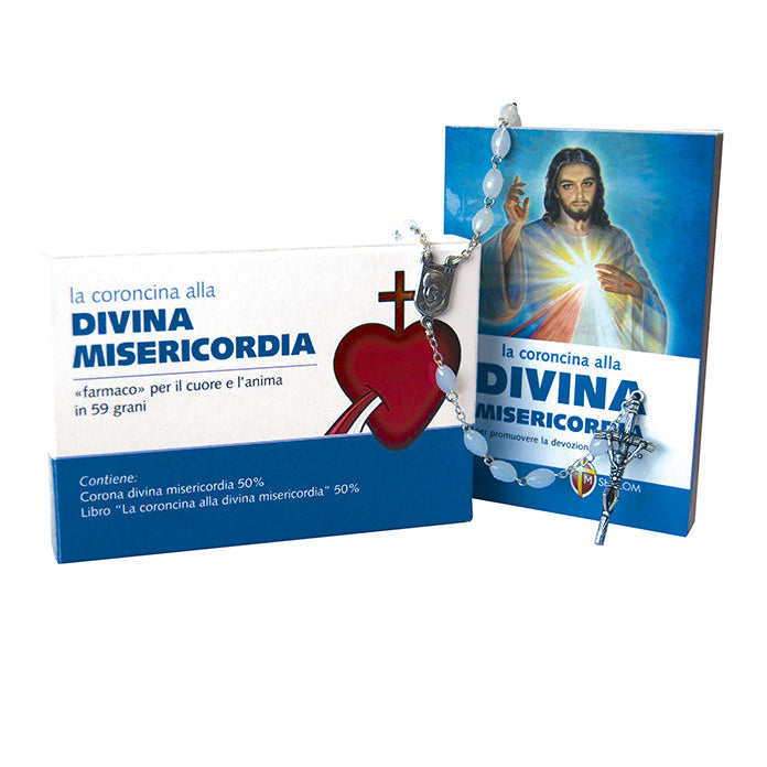 La coroncina alla Divina Misericordia. Libricino + rosario Papa Francesco