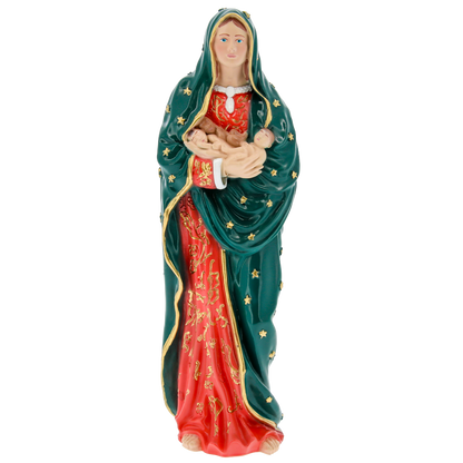 Statua Madonna dei bimbi mai nati, in polvere di marmo. Altezza 20 cm