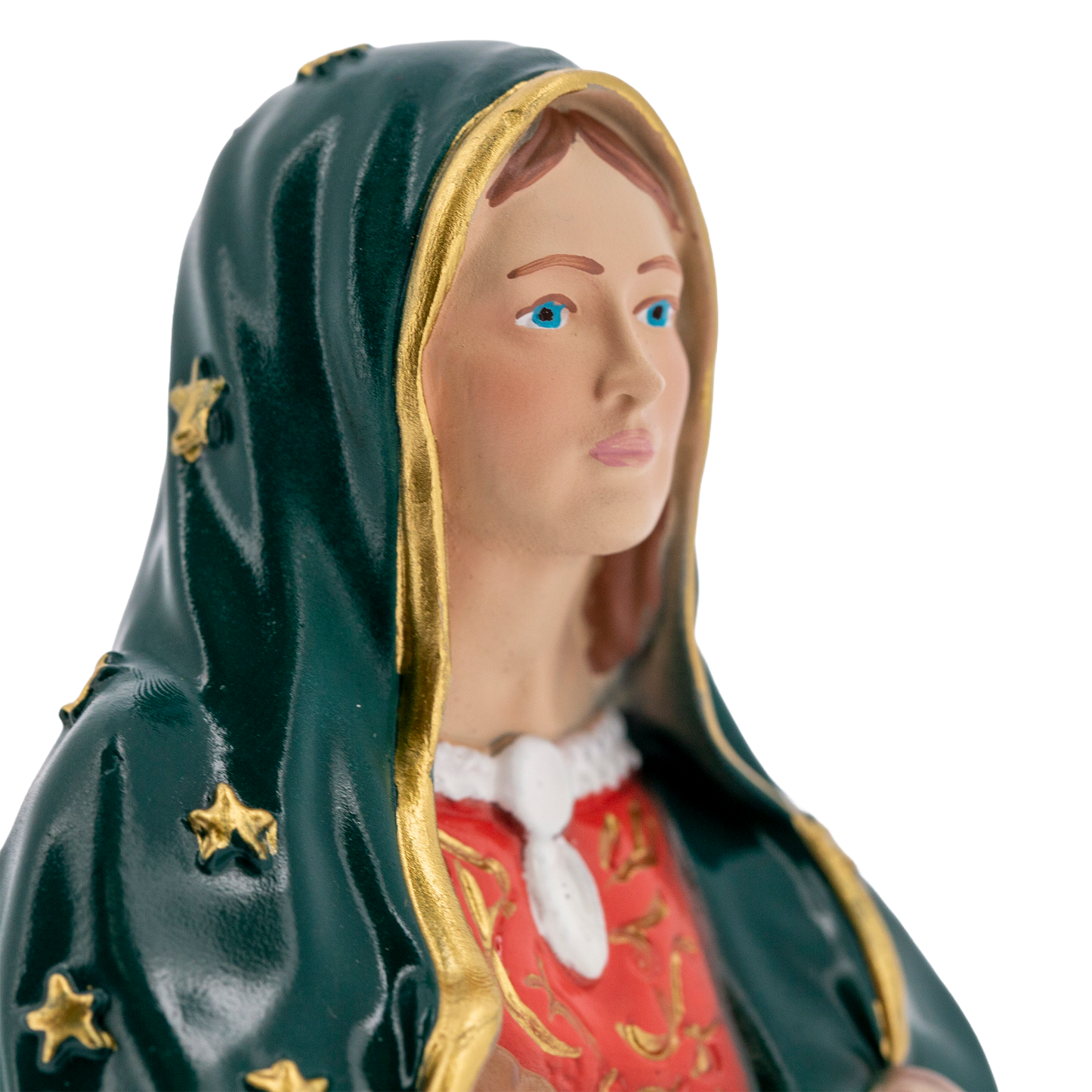 Statua Madonna dei bimbi mai nati, in polvere di marmo. Altezza 20 cm