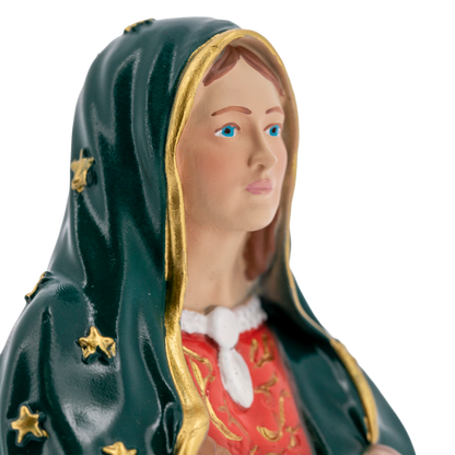 Statua Madonna dei bimbi mai nati, in polvere di marmo. Altezza 20 cm