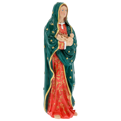 Statua Madonna dei bimbi mai nati, in polvere di marmo. Altezza 20 cm